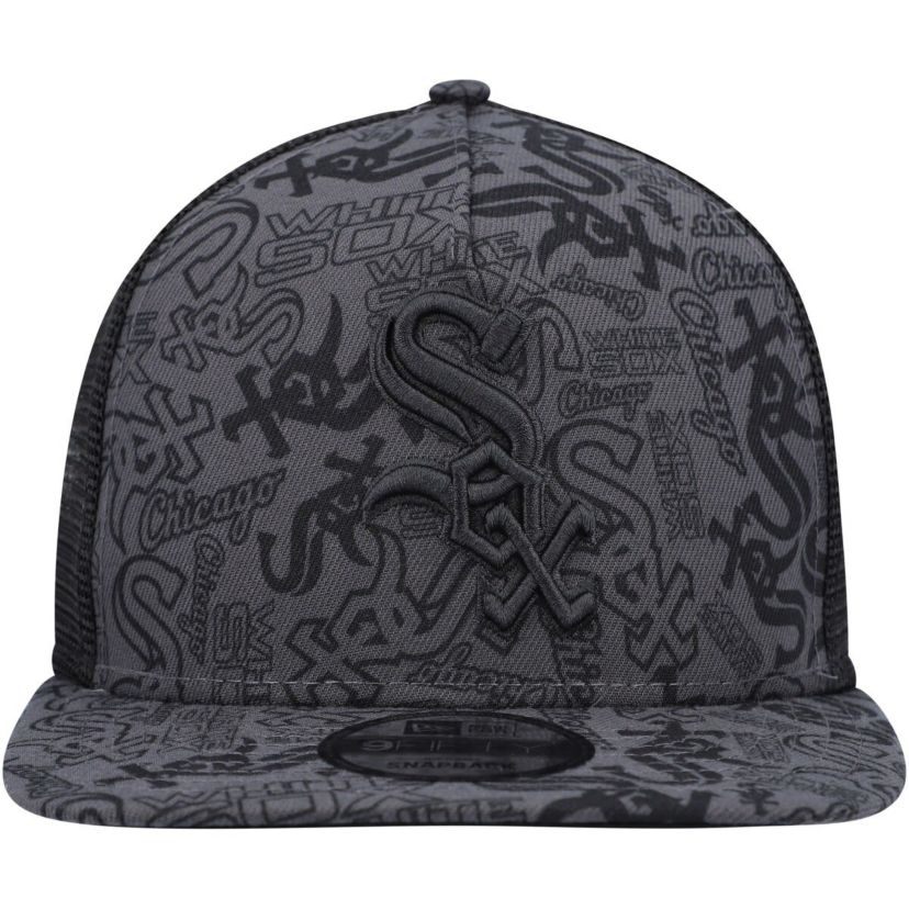 Chicago White Sox MLB Chicago Sox Repeat A-Frame 9FIFTY Trucker Snapback Hat