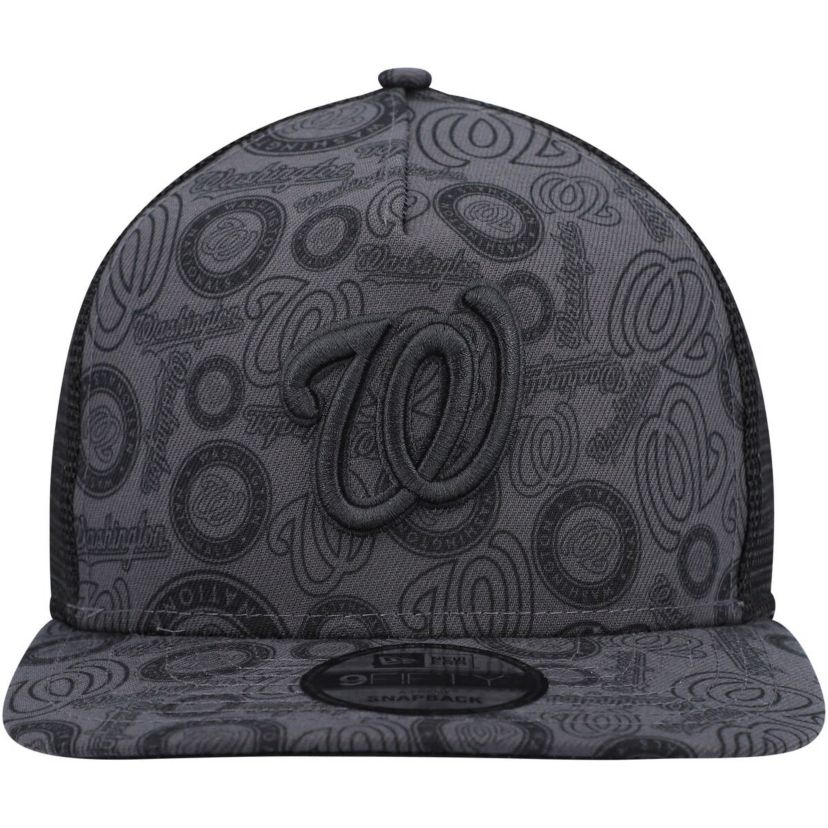 MLB Washington Nationals Repeat A-Frame 9FIFTY Trucker Snapback Hat