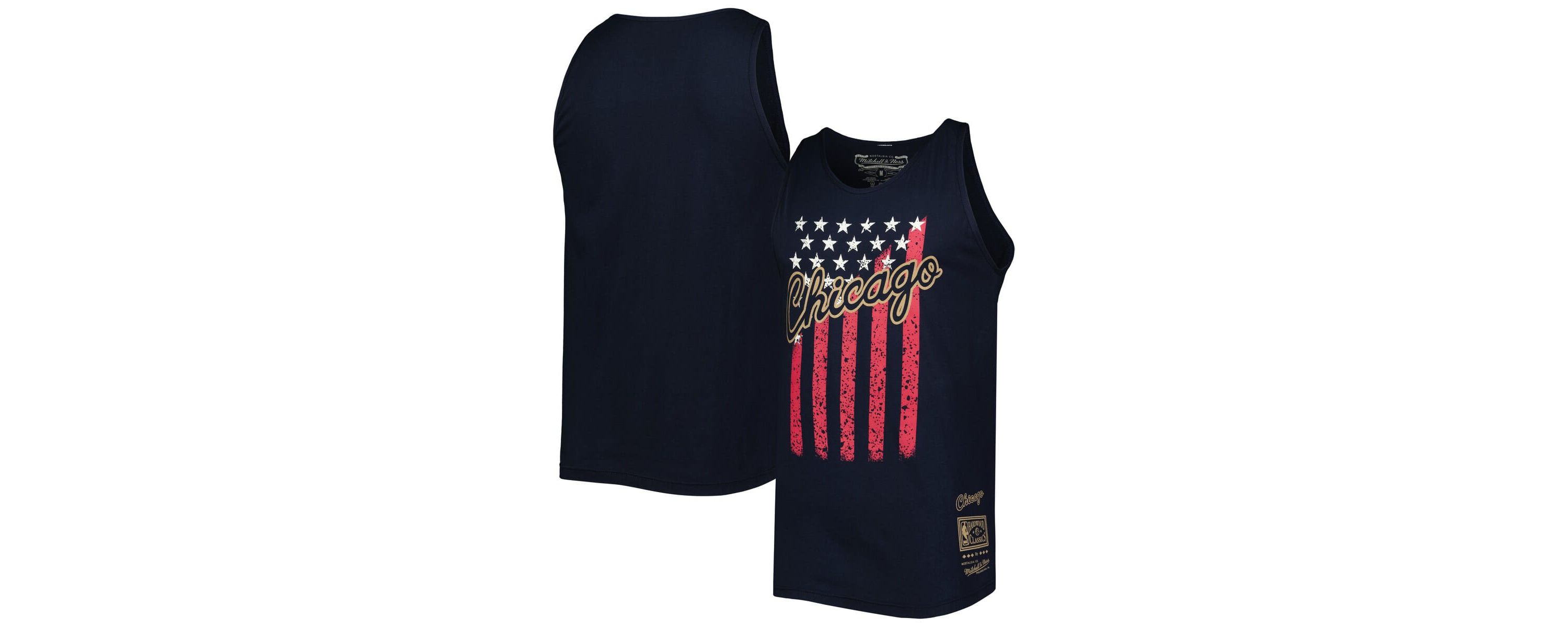 NBA Chicago Bulls Hardwood Classics Americana Stars and Stripes Tank Top