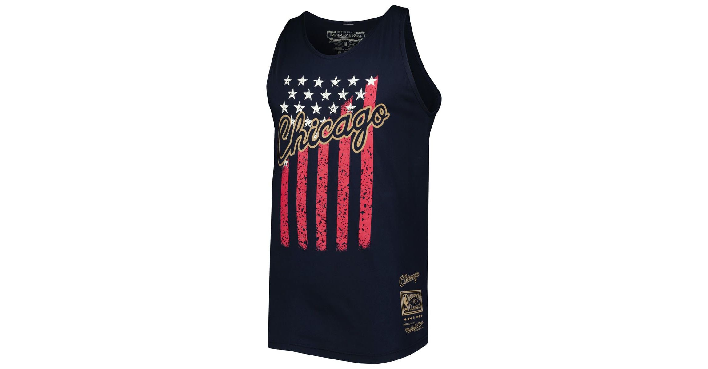 NBA Chicago Bulls Hardwood Classics Americana Stars and Stripes Tank Top
