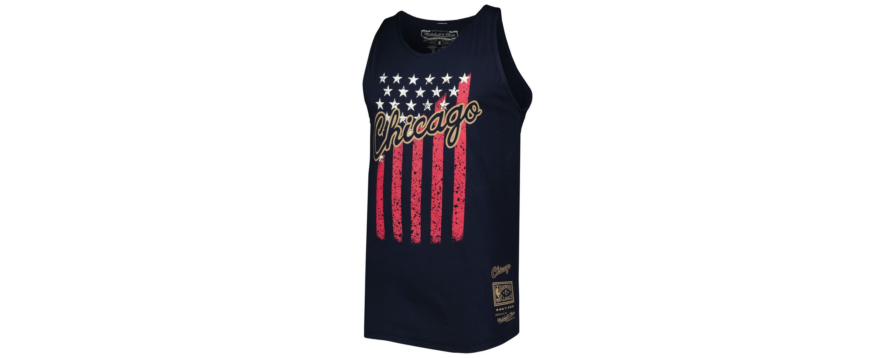 NBA Chicago Bulls Hardwood Classics Americana Stars and Stripes Tank Top