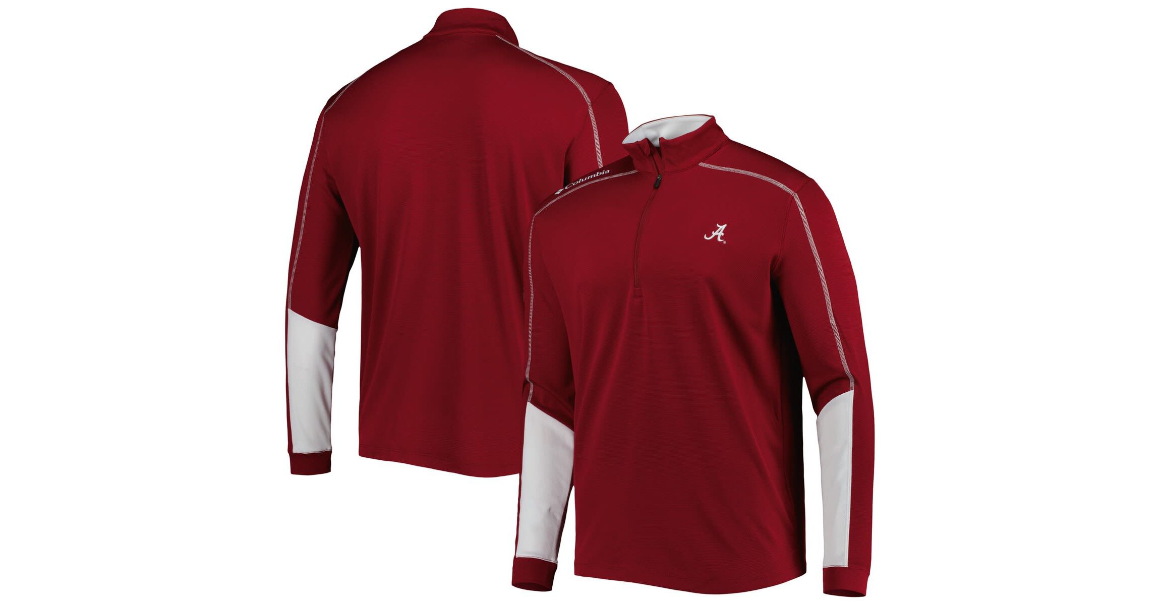 Alabama Crimson Tide NCAA Alabama Tide Shotgun 2.0 Omni-Wick Quarter-Zip Jacket