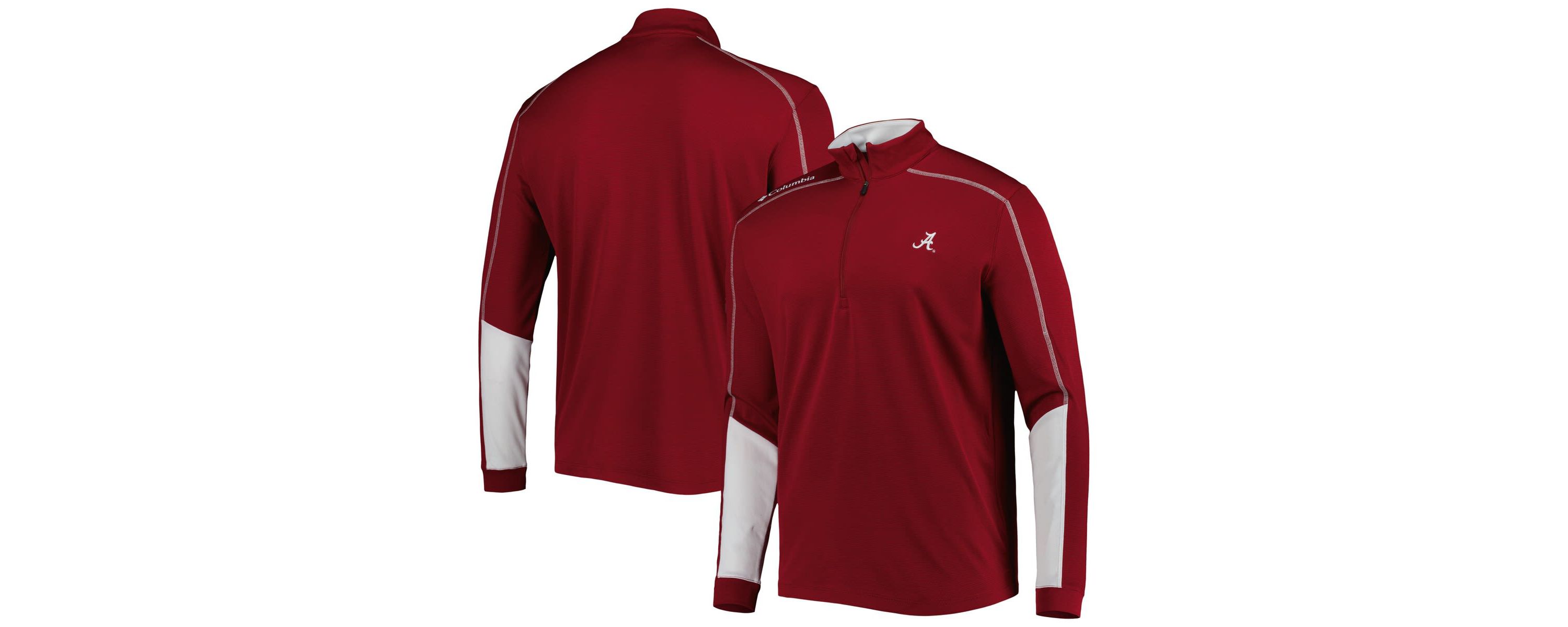 Alabama Crimson Tide NCAA Alabama Tide Shotgun 2.0 Omni-Wick Quarter-Zip Jacket