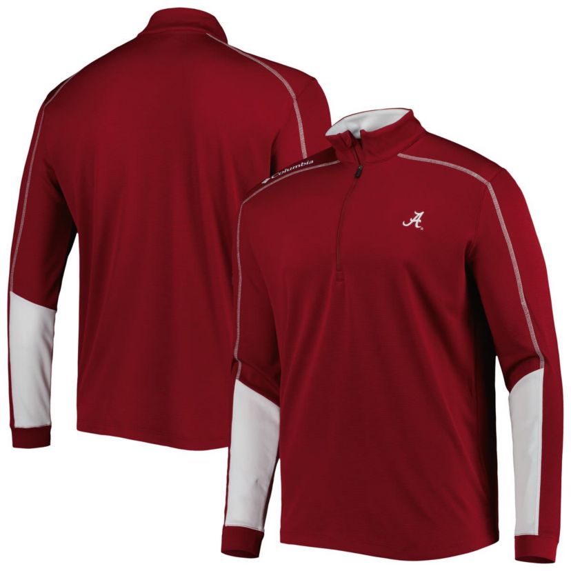Alabama Crimson Tide NCAA Alabama Tide Shotgun 2.0 Omni-Wick Quarter-Zip Jacket