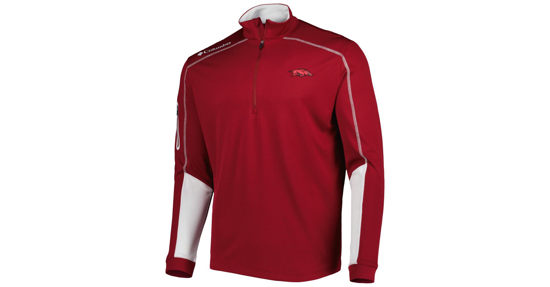 NCAA Arkansas Razorbacks Shotgun 2.0 Omni-Wick Quarter-Zip Jacket