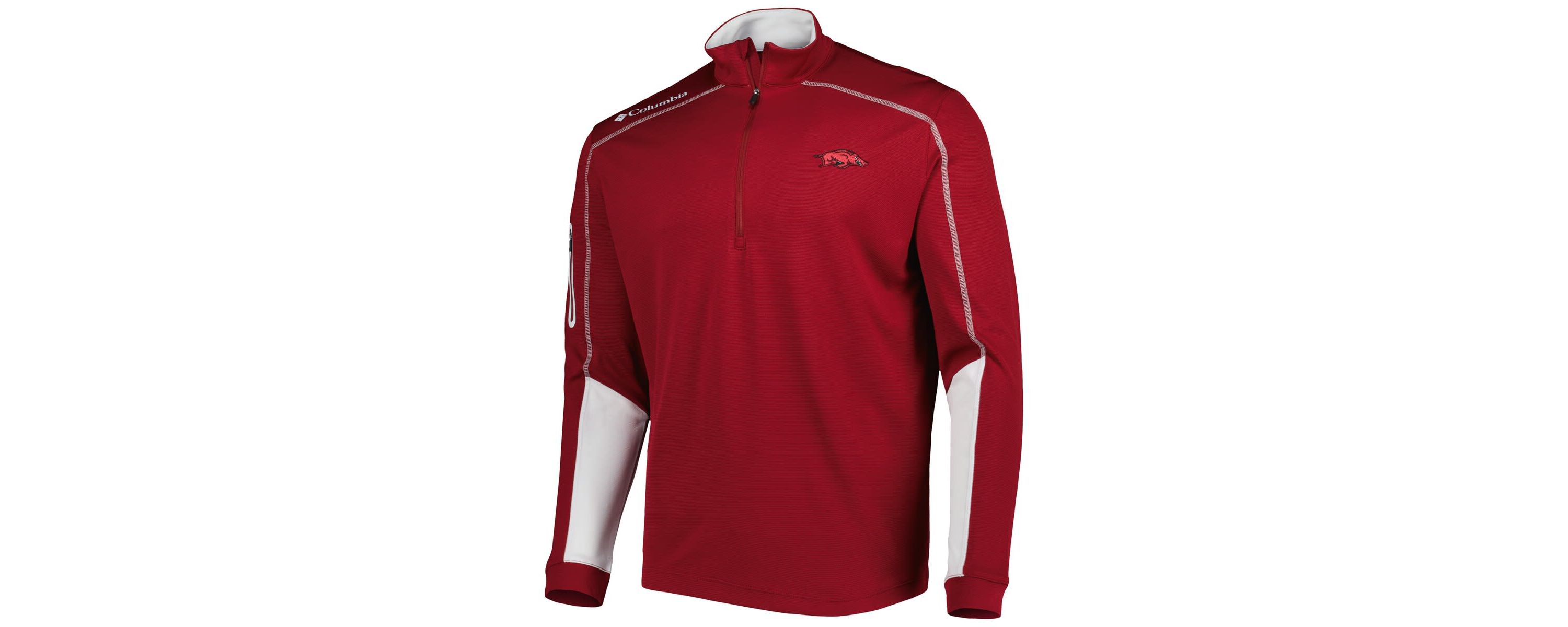 NCAA Arkansas Razorbacks Shotgun 2.0 Omni-Wick Quarter-Zip Jacket