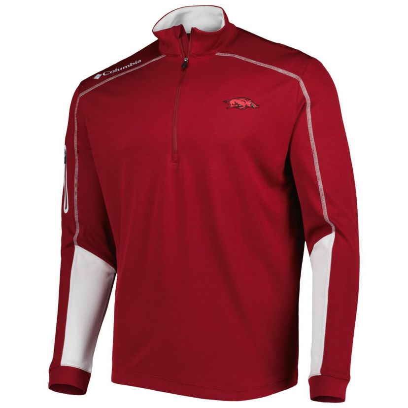 NCAA Arkansas Razorbacks Shotgun 2.0 Omni-Wick Quarter-Zip Jacket