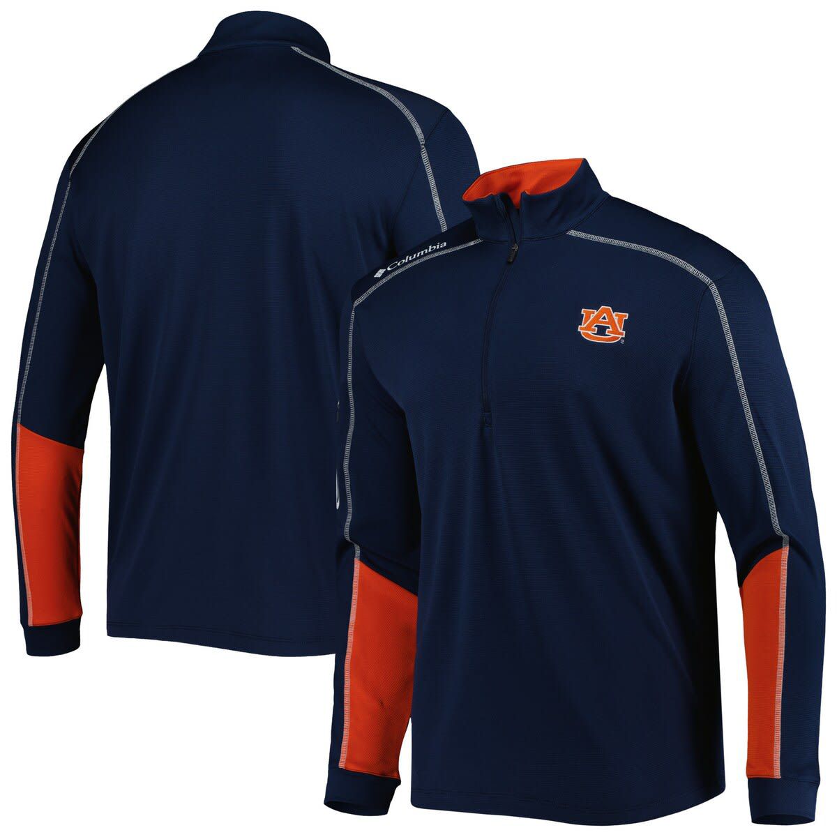 NCAA Auburn Tigers Shotgun 2.0 Omni-Wick Quarter-Zip Jacket