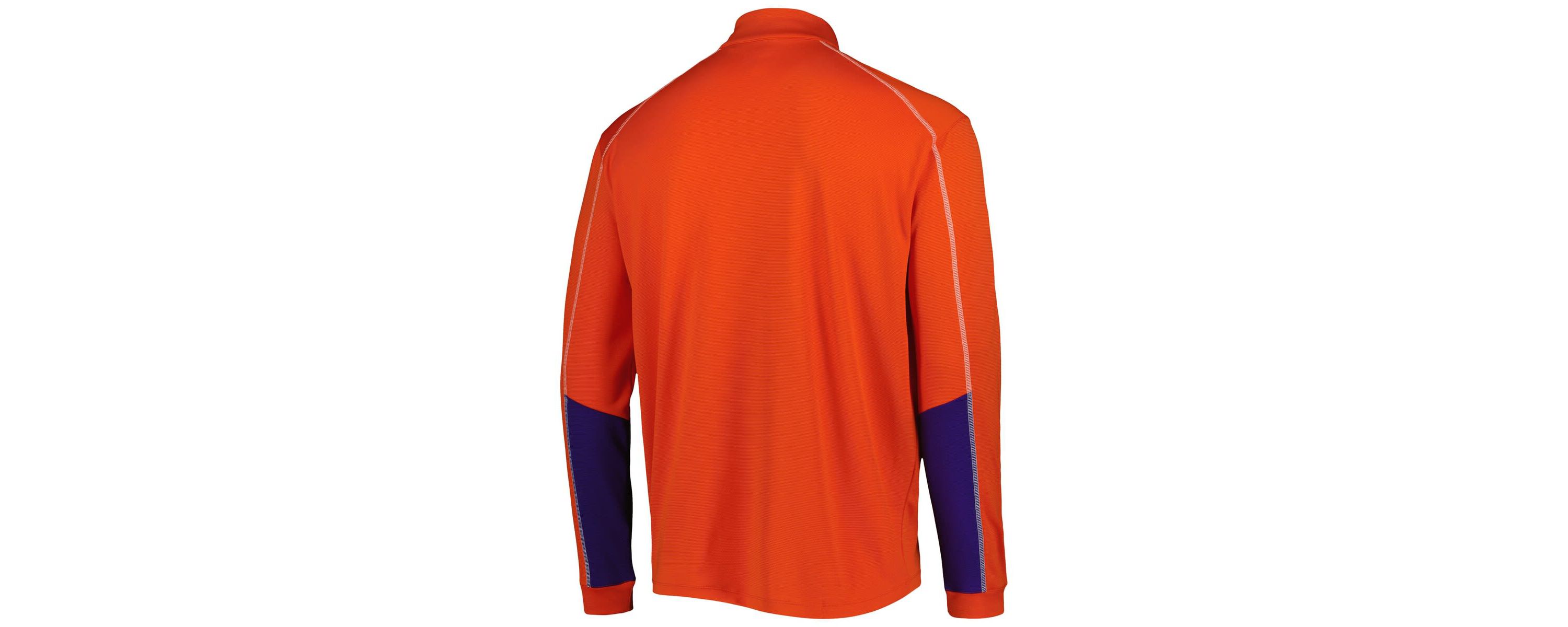 NCAA Clemson Tigers Shotgun 2.0 Omni-Wick Quarter-Zip Jacket