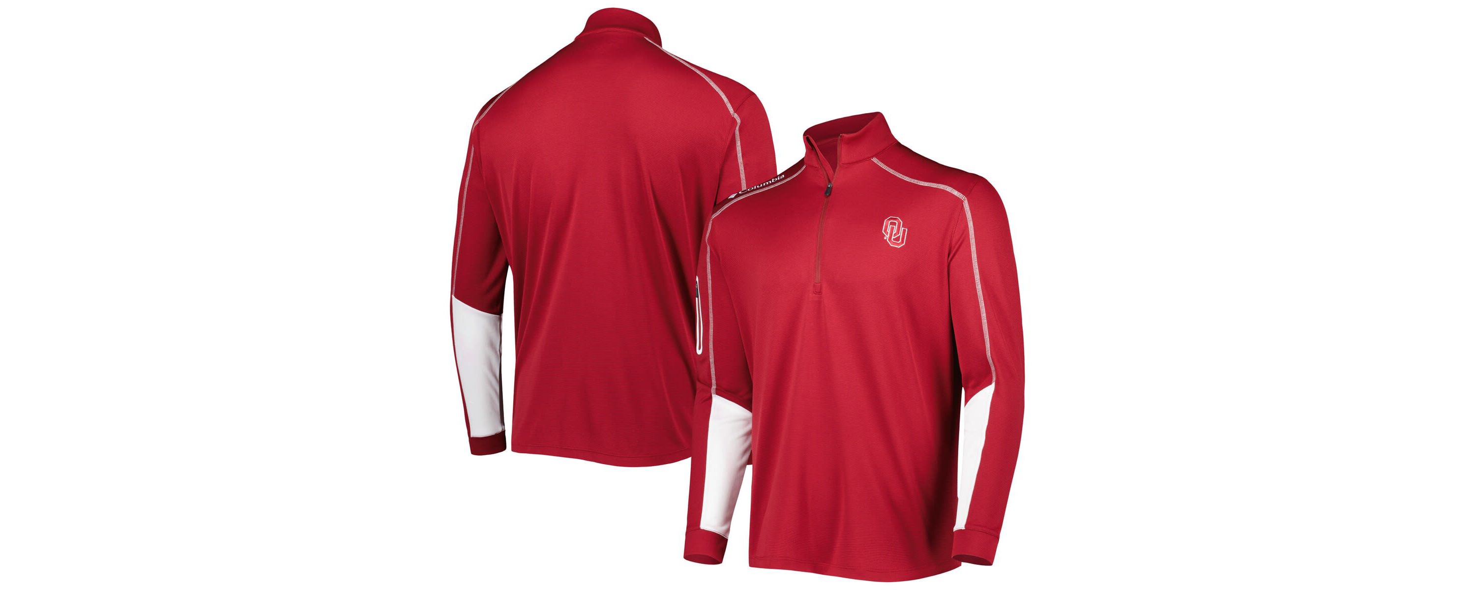 NCAA Oklahoma Sooners Shotgun 2.0 Omni-Wick Quarter-Zip Jacket