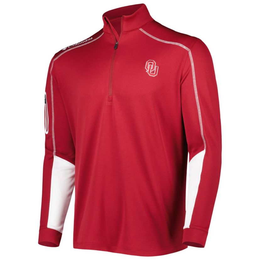NCAA Oklahoma Sooners Shotgun 2.0 Omni-Wick Quarter-Zip Jacket