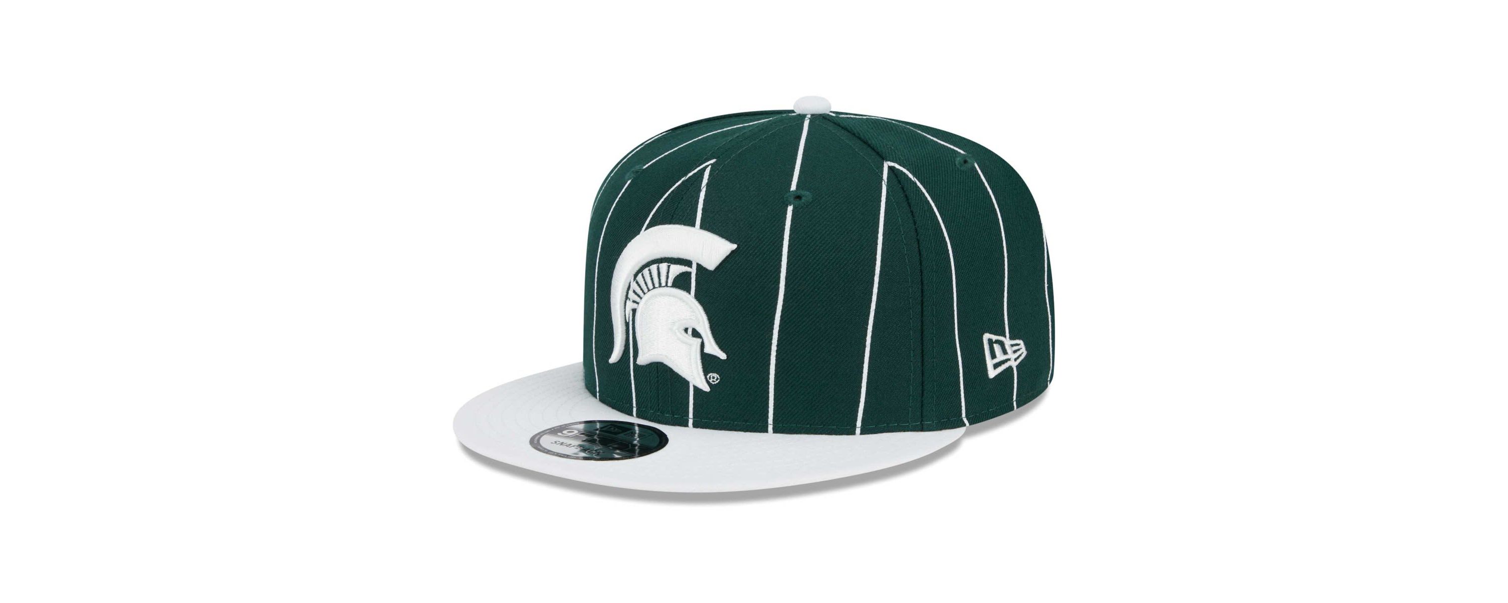 NCAA Green/White Michigan State Spartans Vintage 9FIFTY Snapback Hat