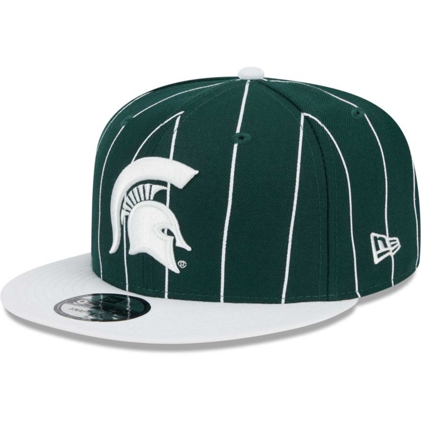NCAA Green/White Michigan State Spartans Vintage 9FIFTY Snapback Hat