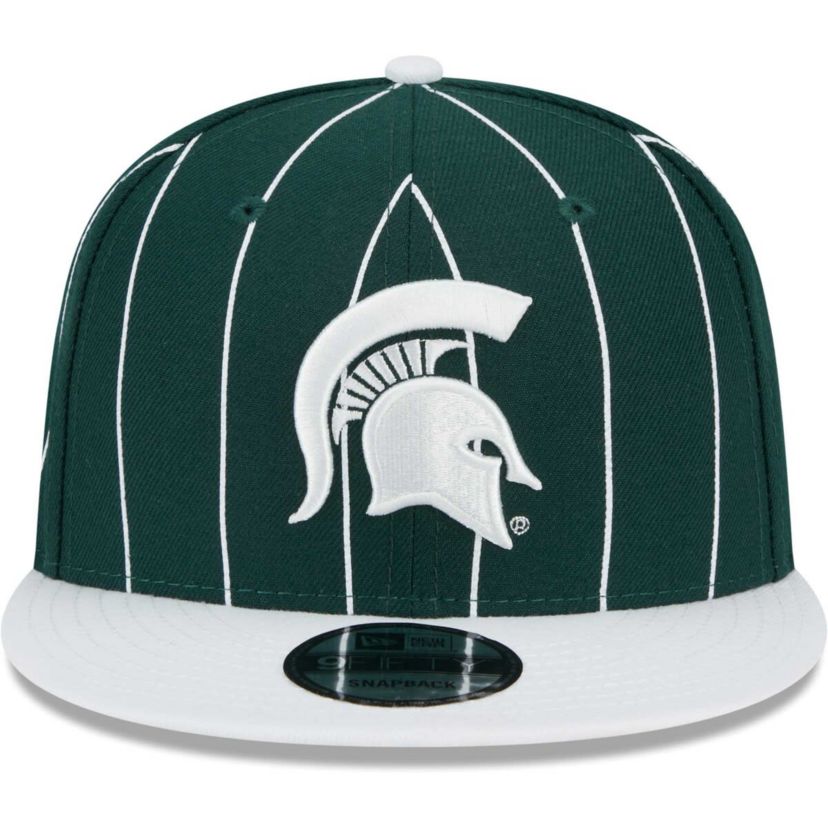 NCAA Green/White Michigan State Spartans Vintage 9FIFTY Snapback Hat