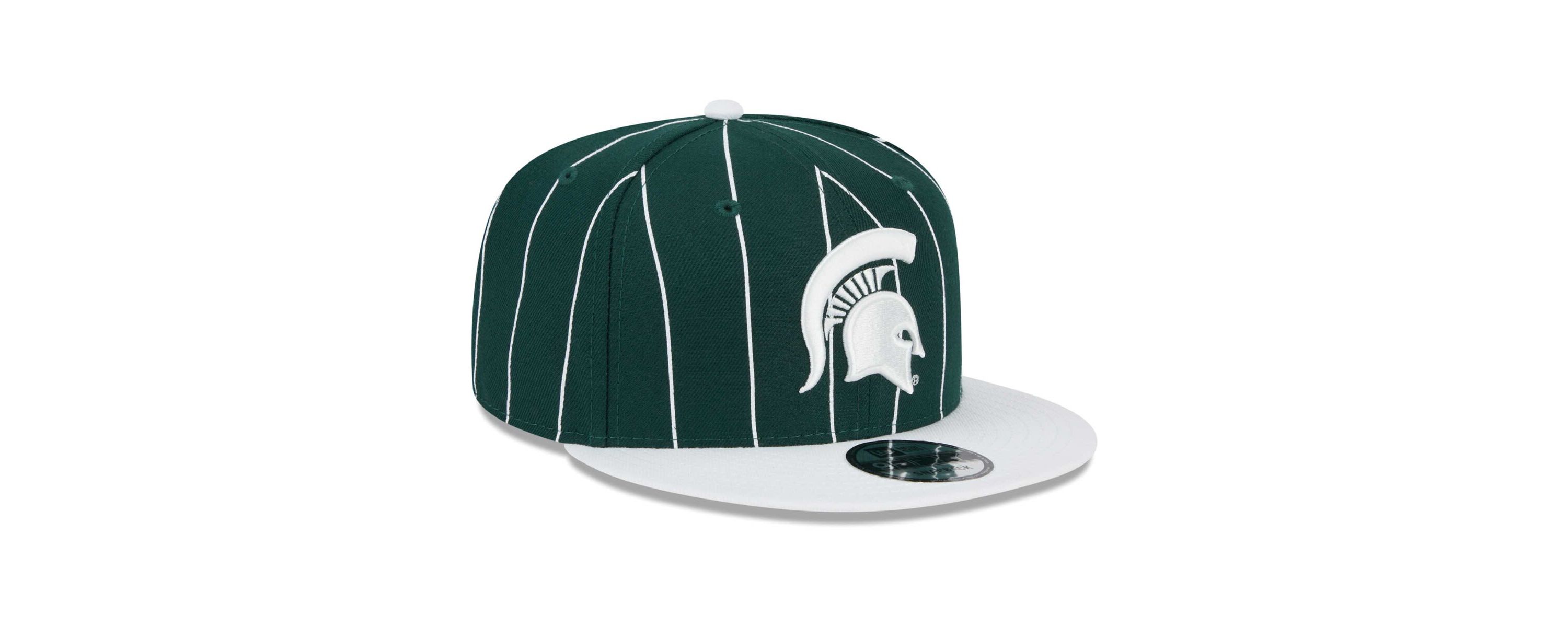 NCAA Green/White Michigan State Spartans Vintage 9FIFTY Snapback Hat