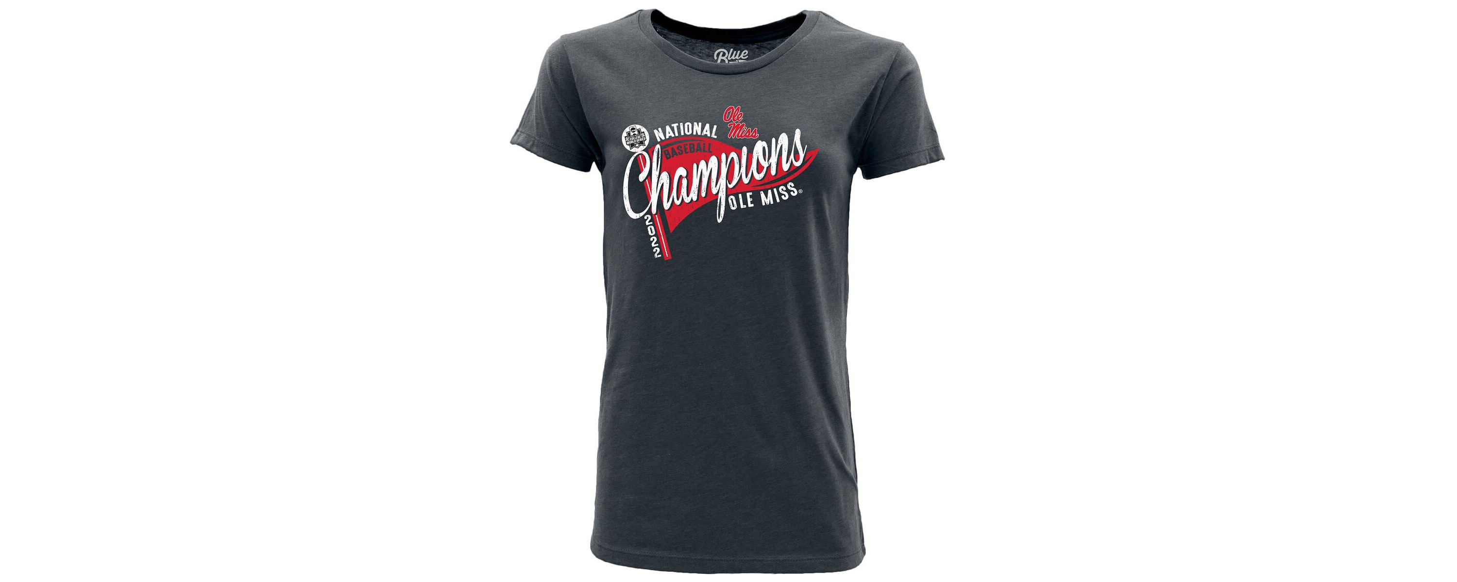 NCAA ed Ole Miss Rebels 2022 NCAA Baseball NCAA World Series s Pennant T-Shirt
