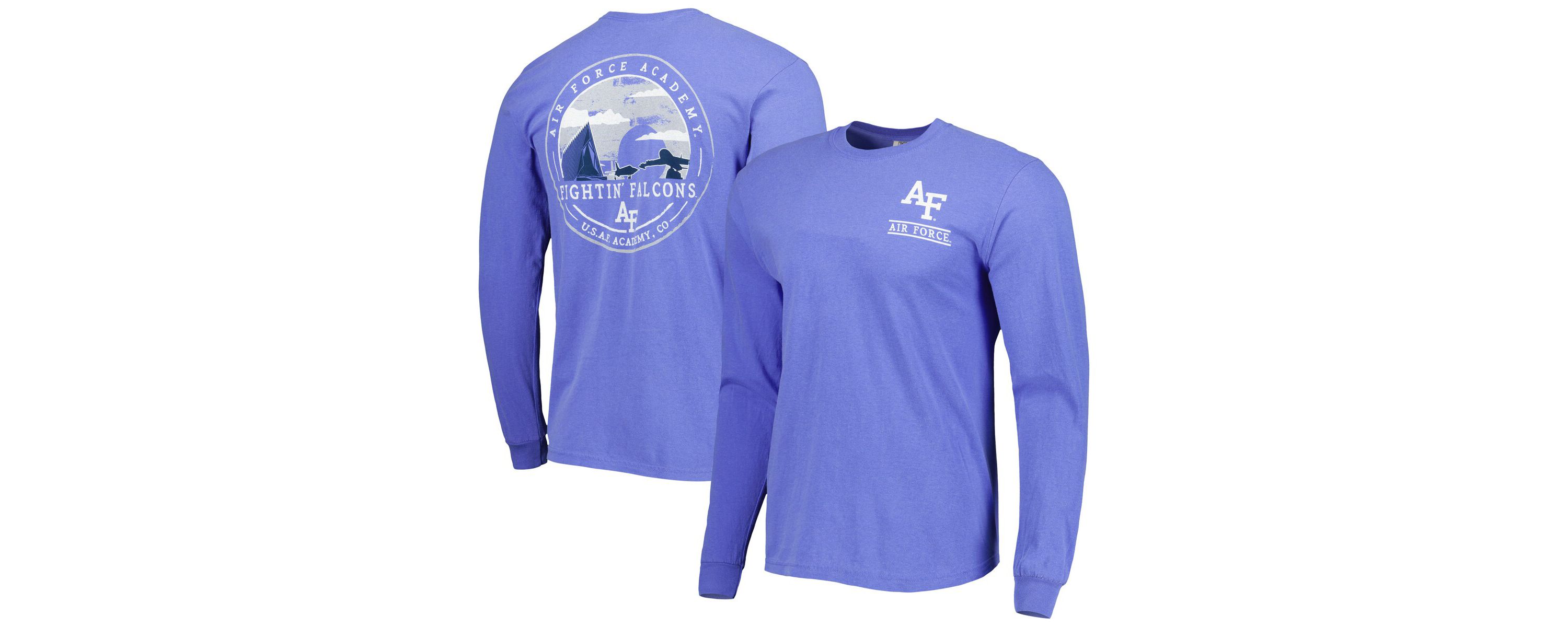 NCAA Air Force Falcons Circle Campus Scene Long Sleeve T-Shirt