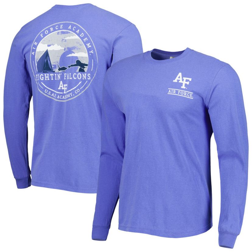 NCAA Air Force Falcons Circle Campus Scene Long Sleeve T-Shirt