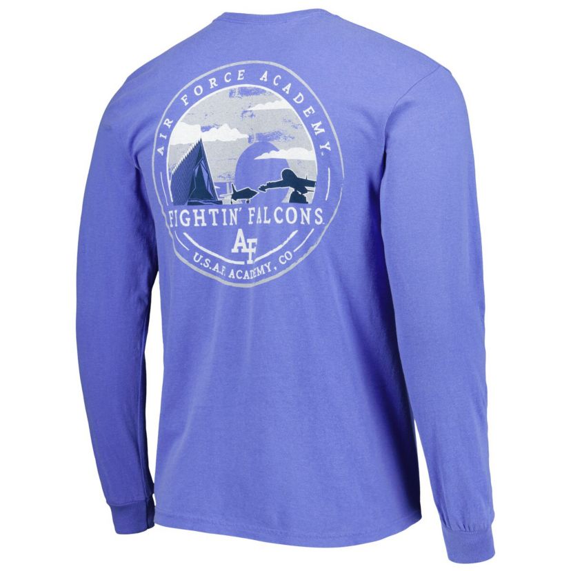 NCAA Air Force Falcons Circle Campus Scene Long Sleeve T-Shirt