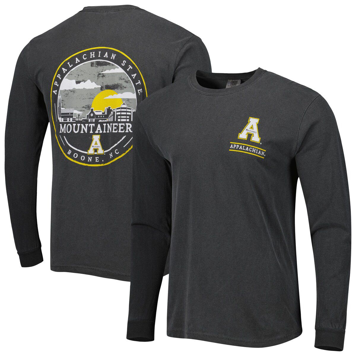 NCAA Appalachian State Mountaineers Circle Campus Scene Long Sleeve T-Shirt