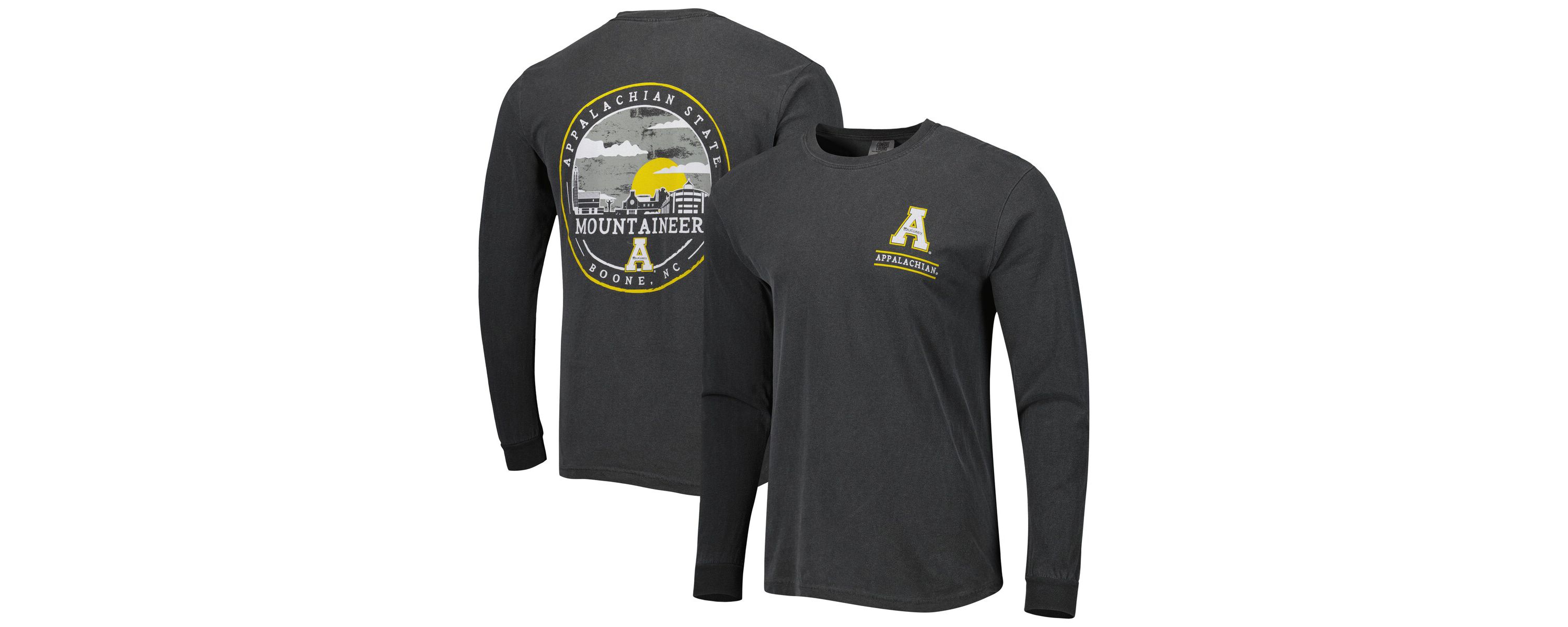 NCAA Appalachian State Mountaineers Circle Campus Scene Long Sleeve T-Shirt