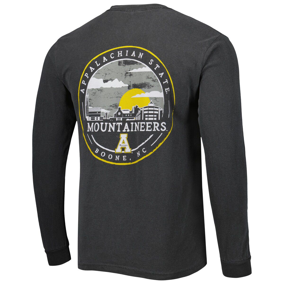 NCAA Appalachian State Mountaineers Circle Campus Scene Long Sleeve T-Shirt