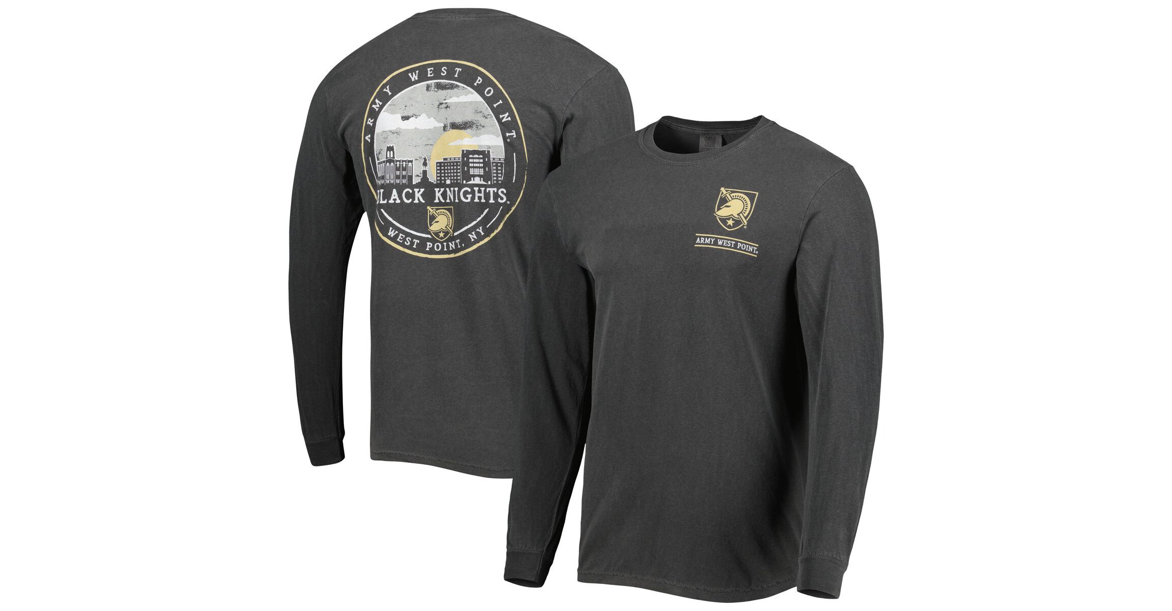 Army Black Knights NCAA Army Knights Circle Campus Scene Long Sleeve T-Shirt