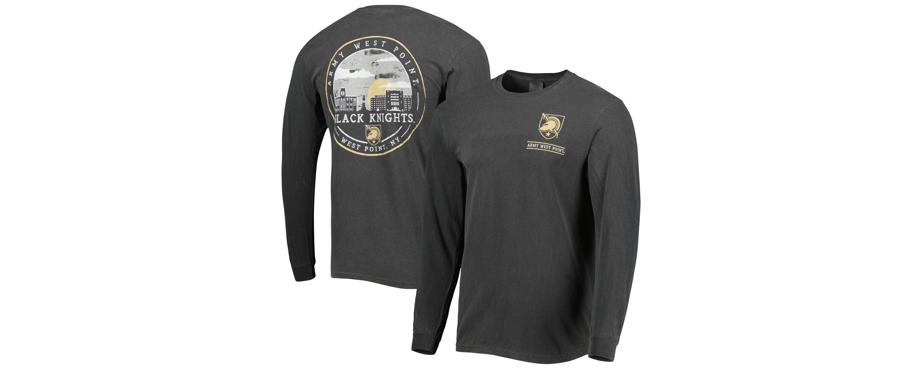 Army Black Knights NCAA Army Knights Circle Campus Scene Long Sleeve T-Shirt
