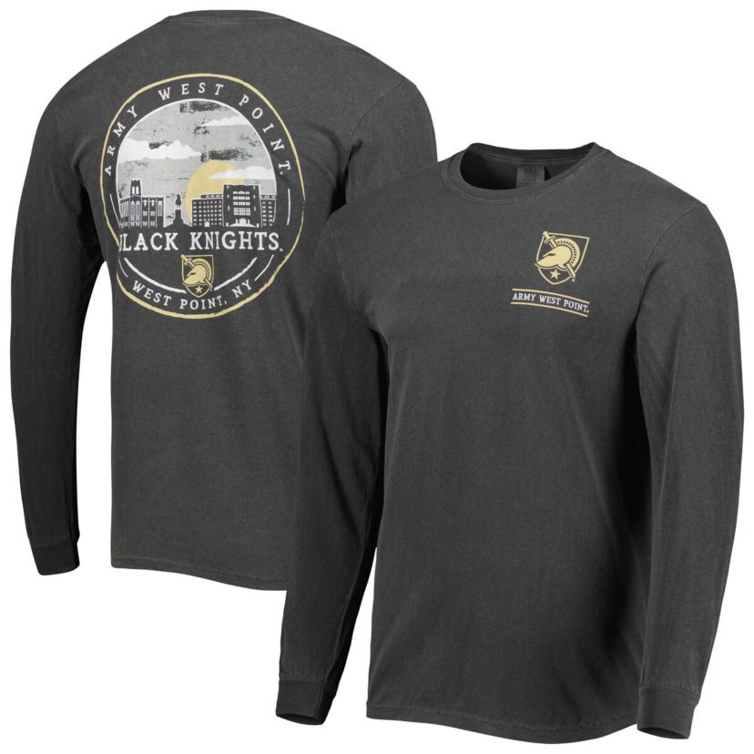 Army Black Knights NCAA Army Knights Circle Campus Scene Long Sleeve T-Shirt