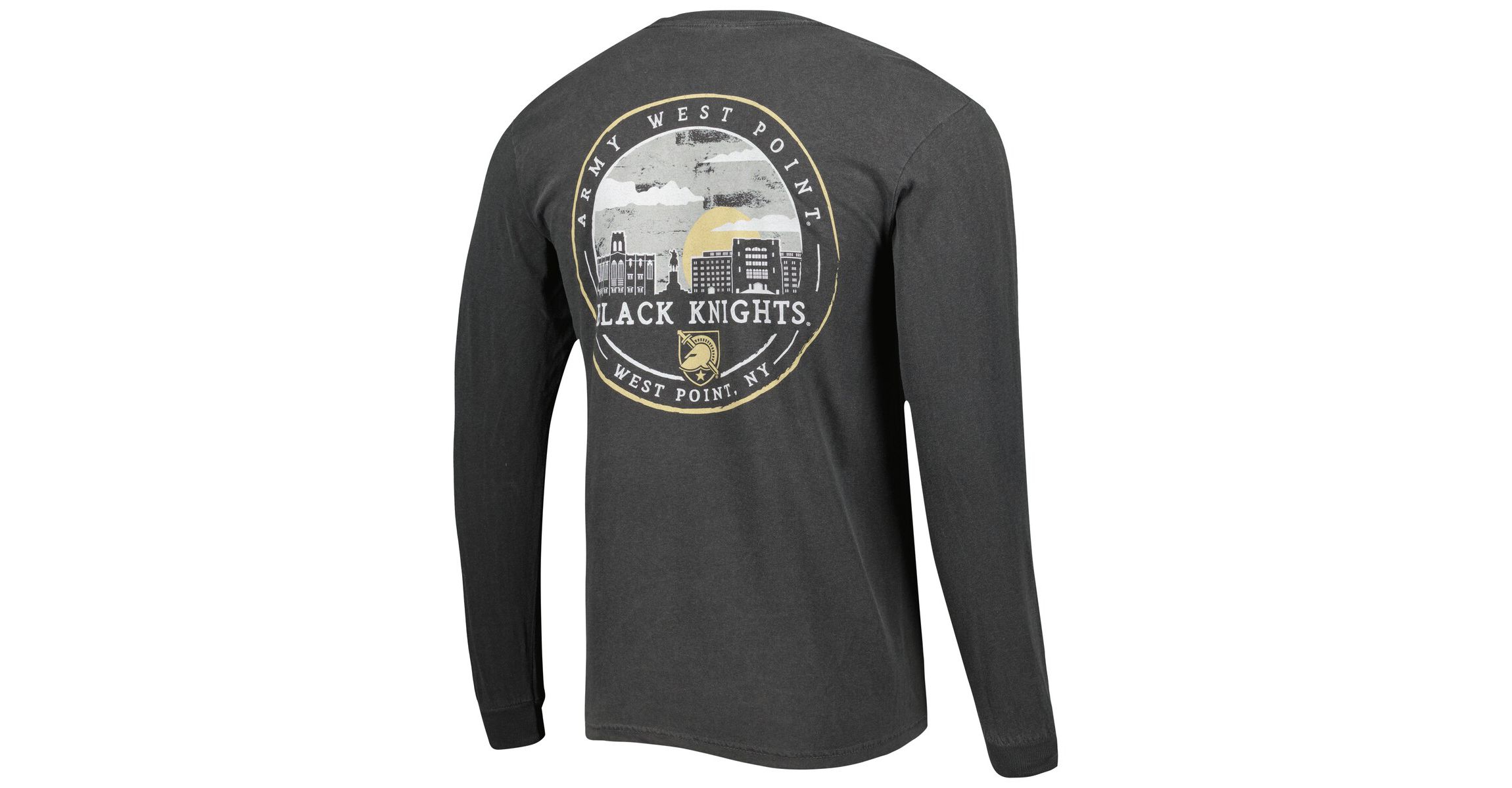 Army Black Knights NCAA Army Knights Circle Campus Scene Long Sleeve T-Shirt