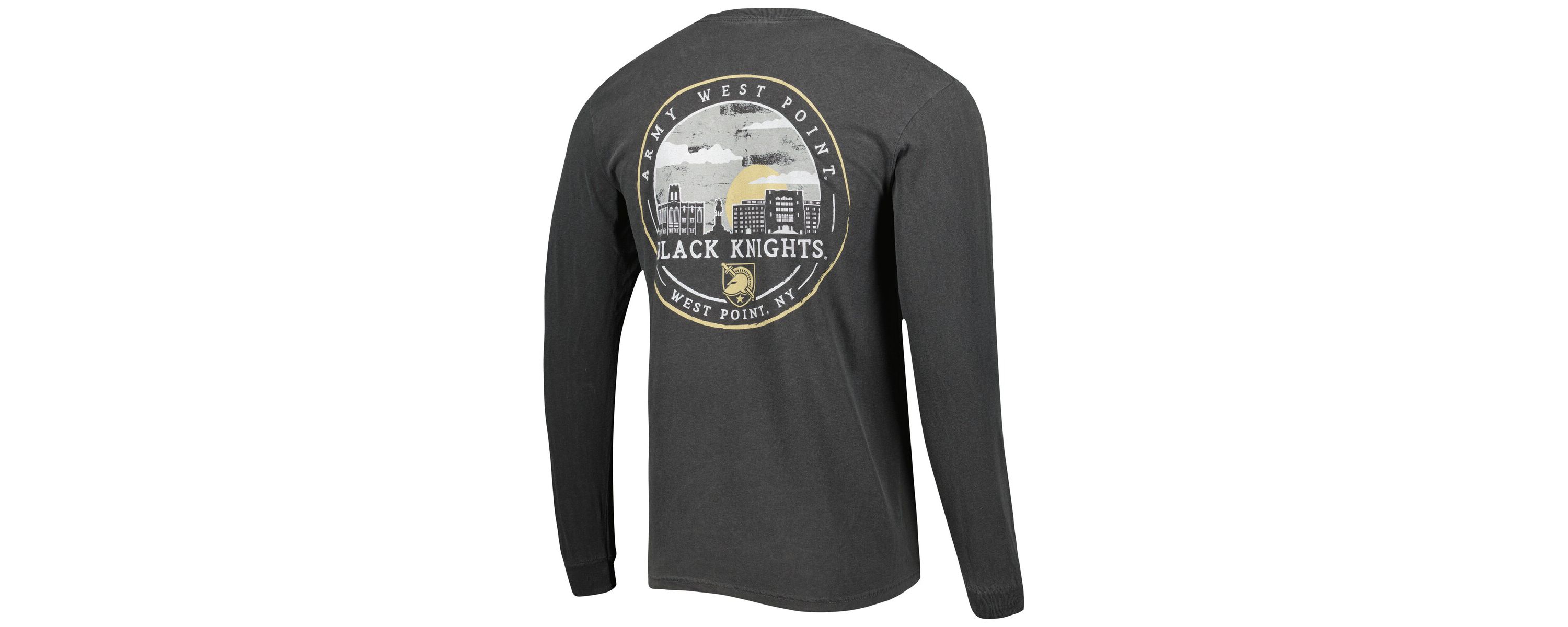 Army Black Knights NCAA Army Knights Circle Campus Scene Long Sleeve T-Shirt