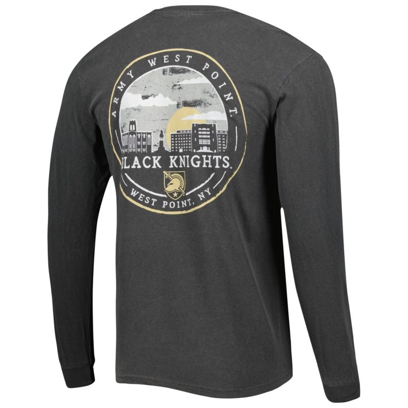 Army Black Knights NCAA Army Knights Circle Campus Scene Long Sleeve T-Shirt