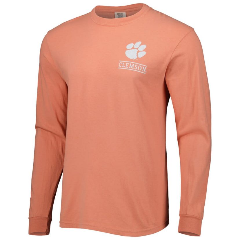 NCAA Clemson Tigers Circle Campus Scene Long Sleeve T-Shirt