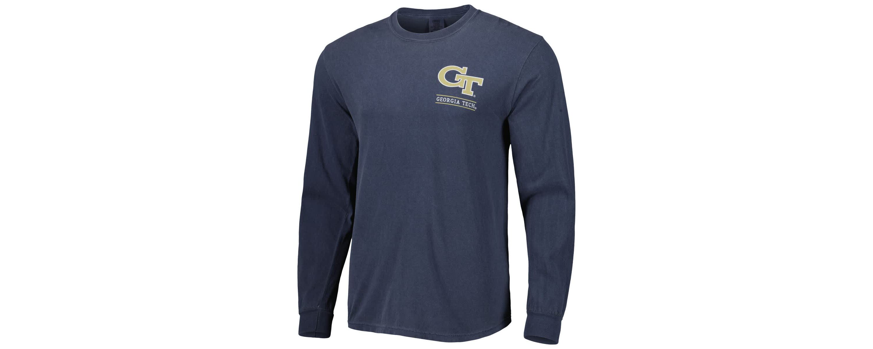 Georgia Tech Yellow Jackets NCAA Georgia Tech Jackets Circle Campus Scene Long Sleeve T-Shirt