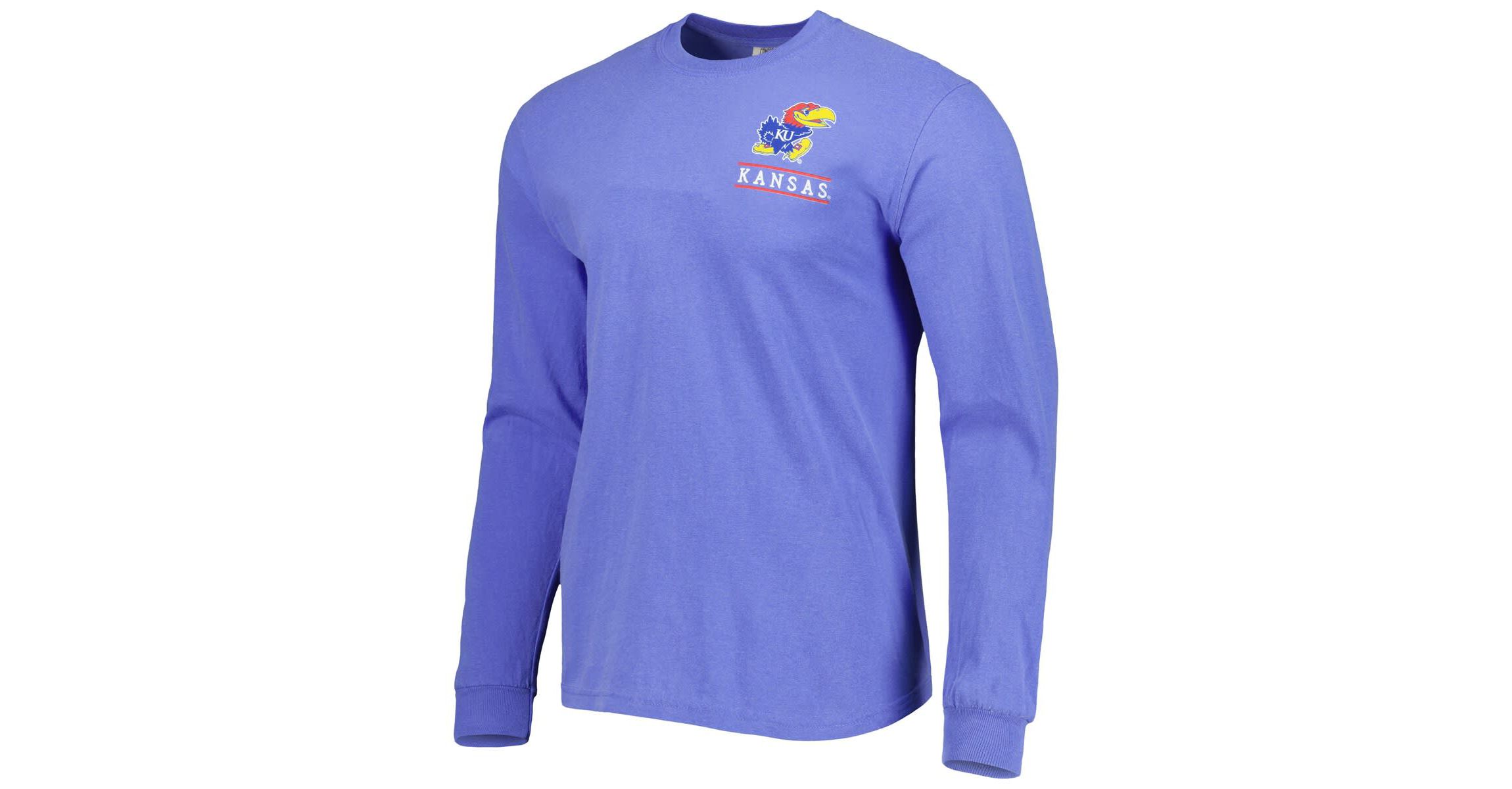 NCAA Kansas Jayhawks Circle Campus Scene Long Sleeve T-Shirt