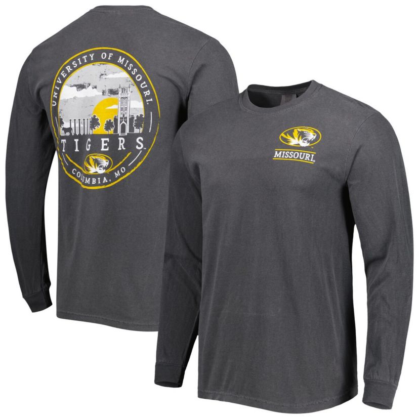 NCAA Missouri Tigers Circle Campus Scene Long Sleeve T-Shirt