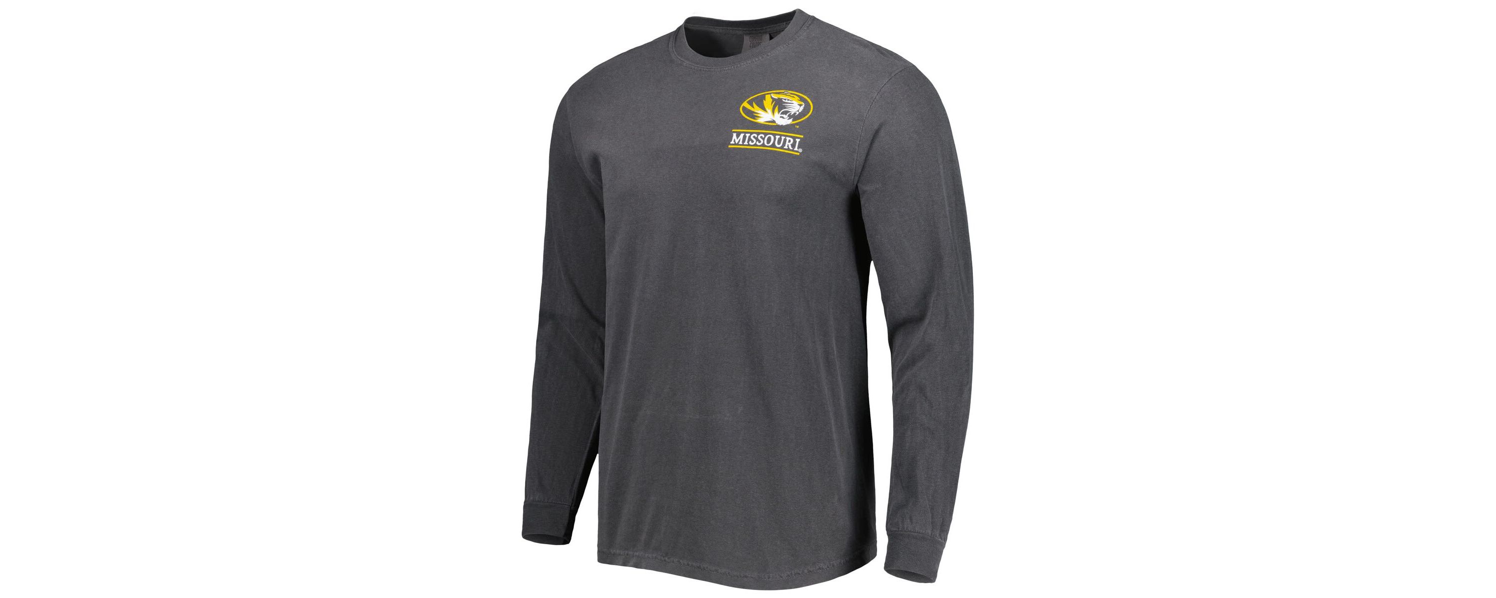 NCAA Missouri Tigers Circle Campus Scene Long Sleeve T-Shirt