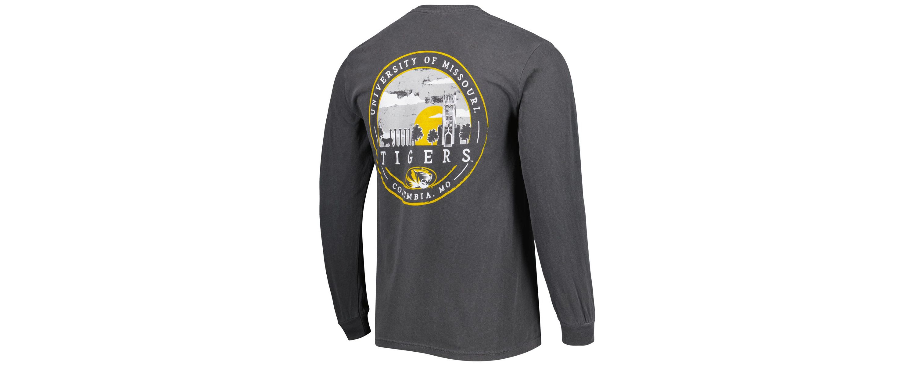 NCAA Missouri Tigers Circle Campus Scene Long Sleeve T-Shirt