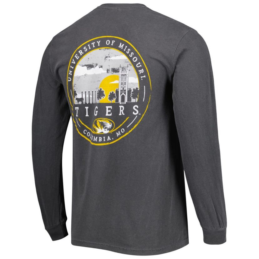 NCAA Missouri Tigers Circle Campus Scene Long Sleeve T-Shirt