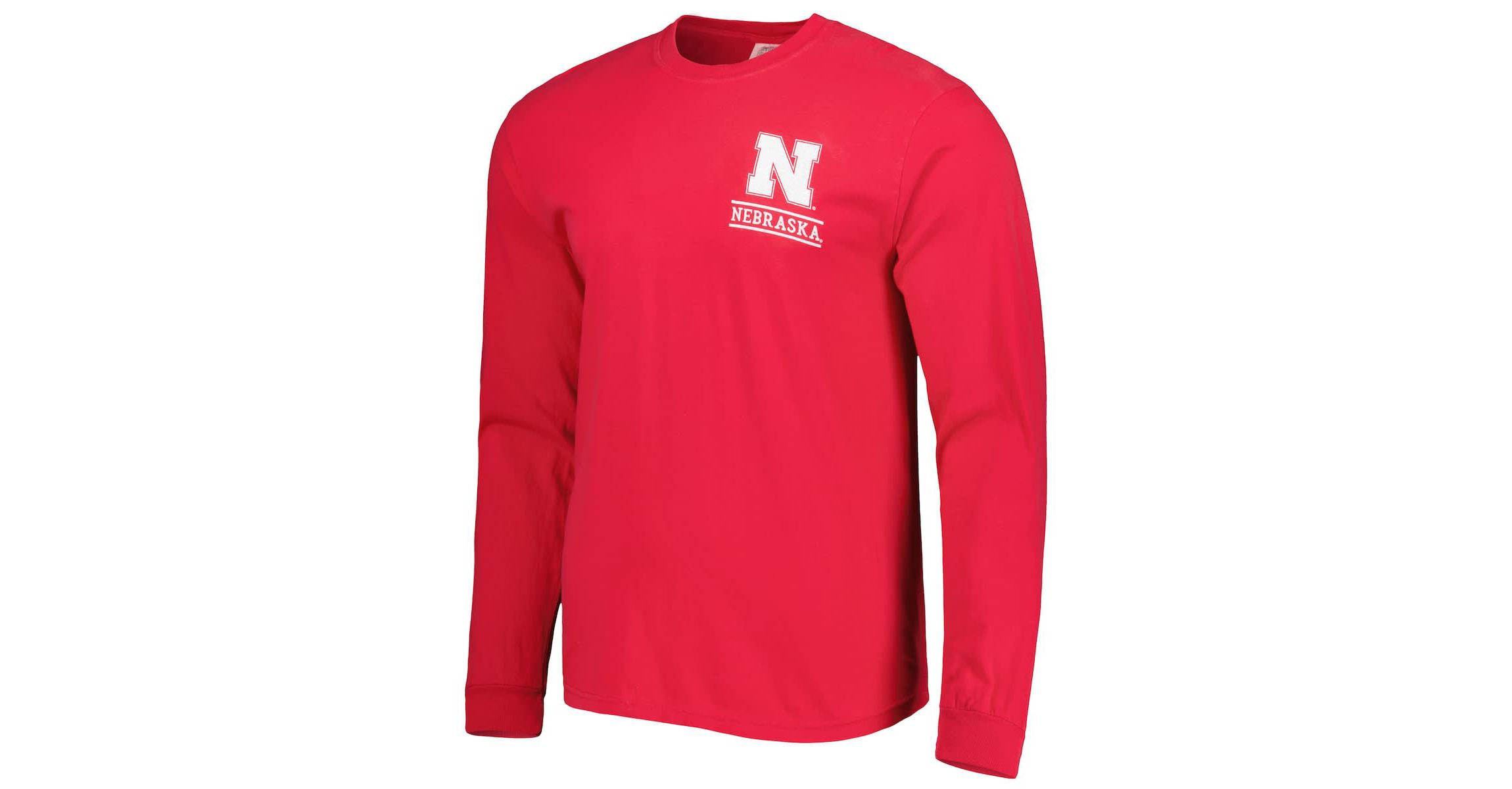 NCAA Nebraska Huskers Circle Campus Scene Long Sleeve T-Shirt
