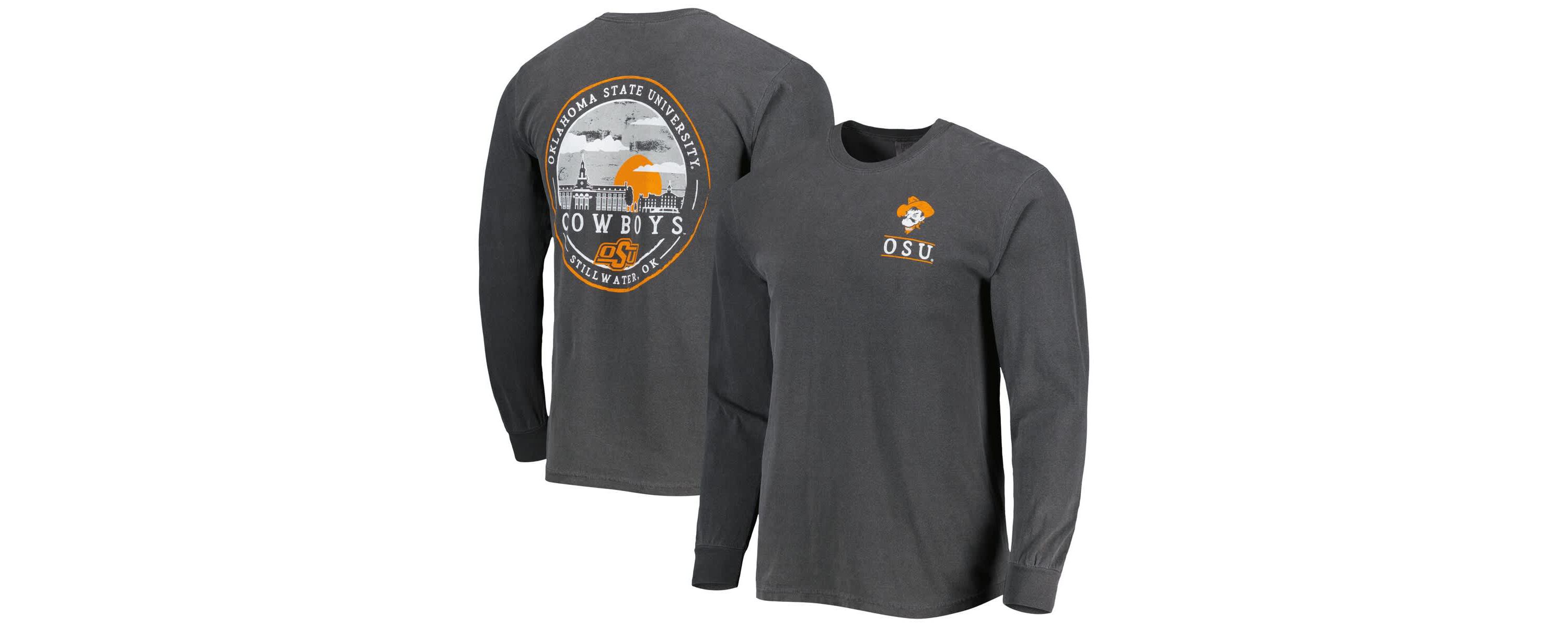 NCAA Oklahoma State Cowboys Circle Campus Scene Long Sleeve T-Shirt
