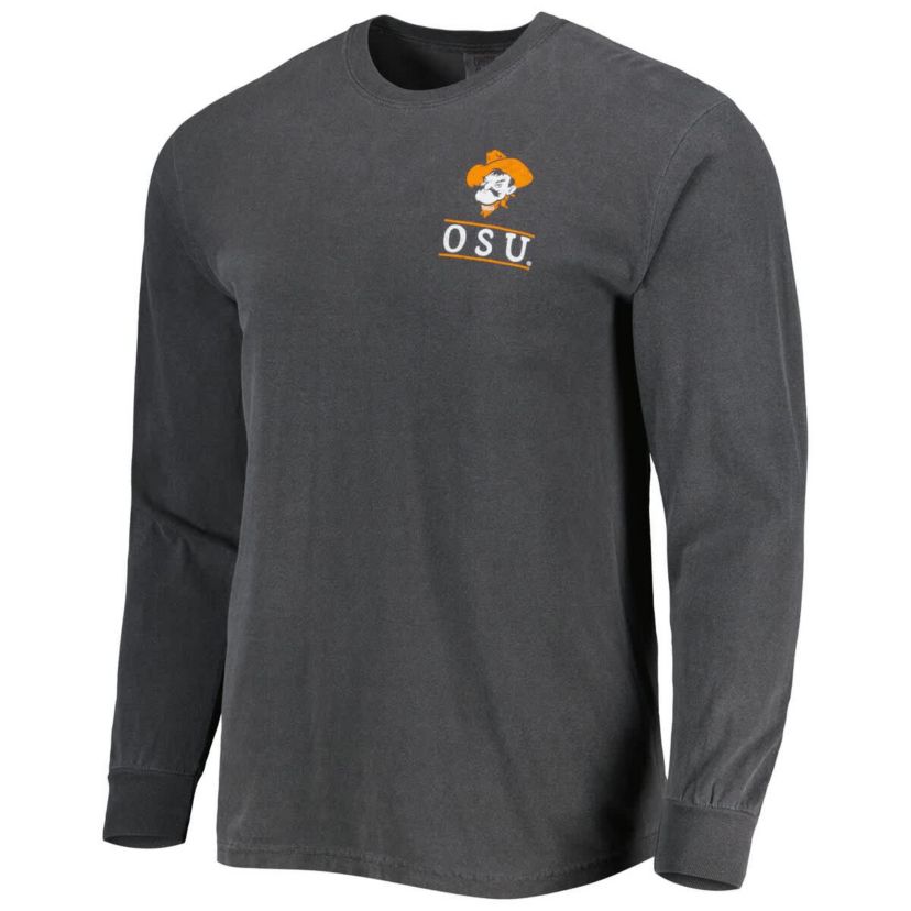 NCAA Oklahoma State Cowboys Circle Campus Scene Long Sleeve T-Shirt