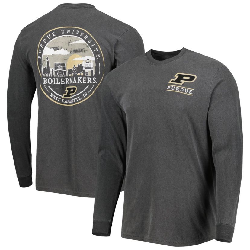 NCAA Purdue Boilermakers Circle Campus Scene Long Sleeve T-Shirt