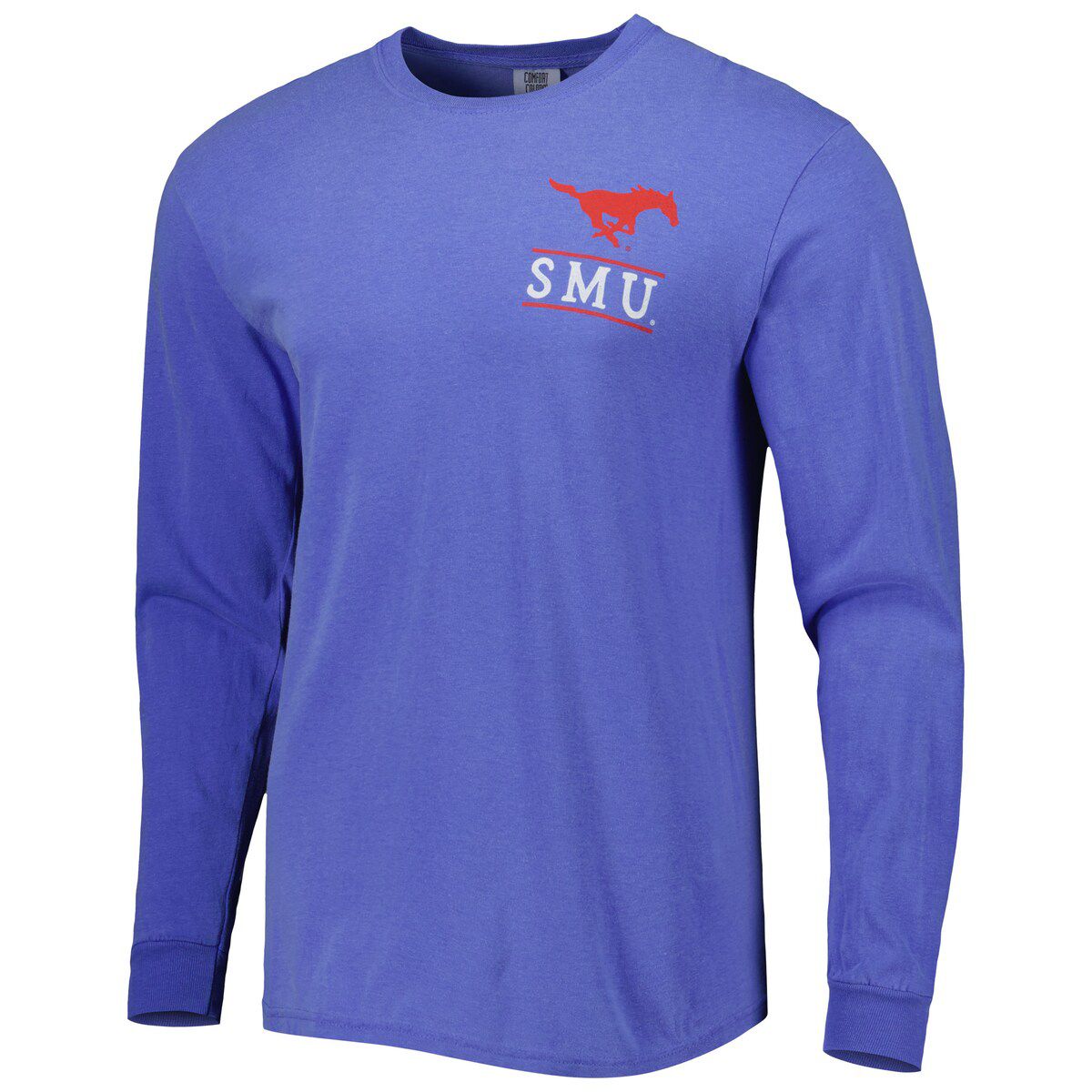 NCAA SMU Mustangs Circle Campus Scene Long Sleeve T-Shirt