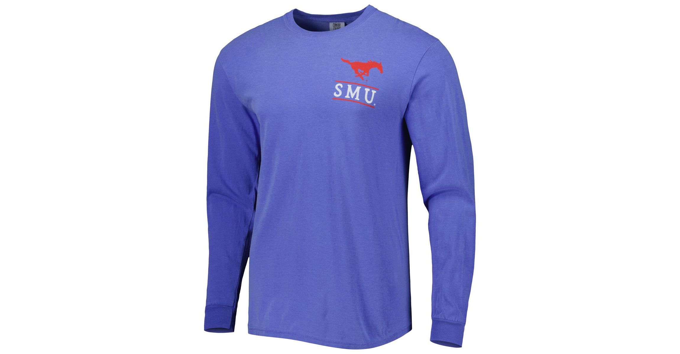 NCAA SMU Mustangs Circle Campus Scene Long Sleeve T-Shirt