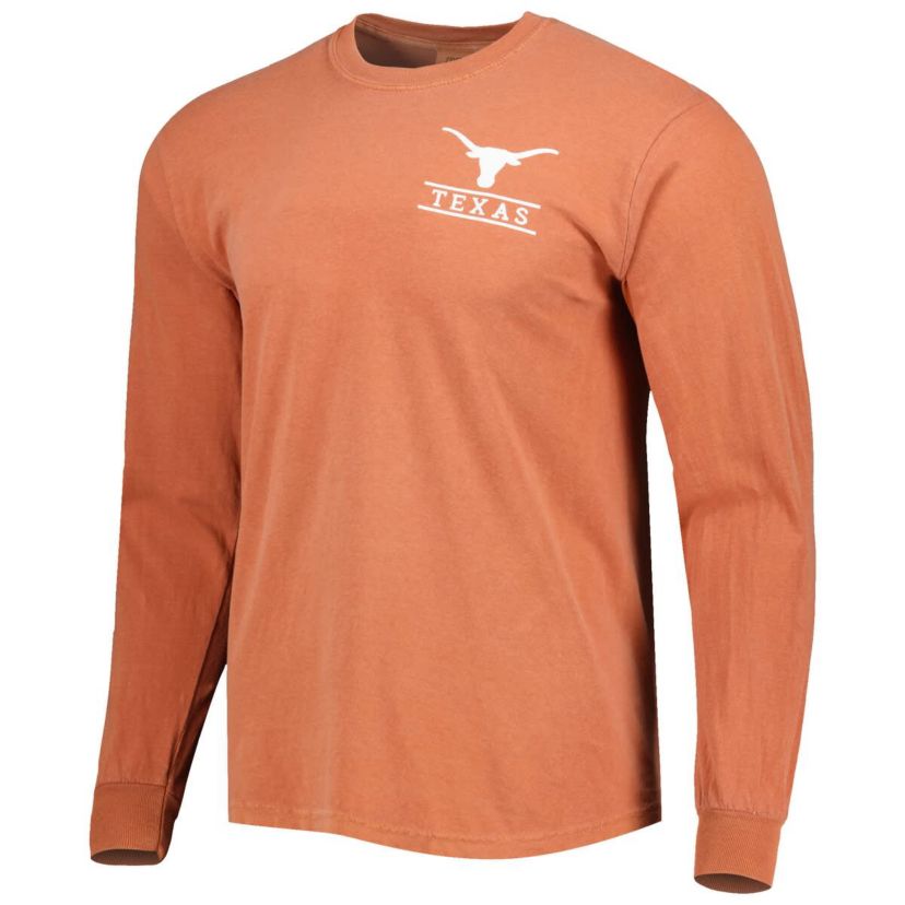 NCAA Texas Texas Longhorns Circle Campus Scene Long Sleeve T-Shirt