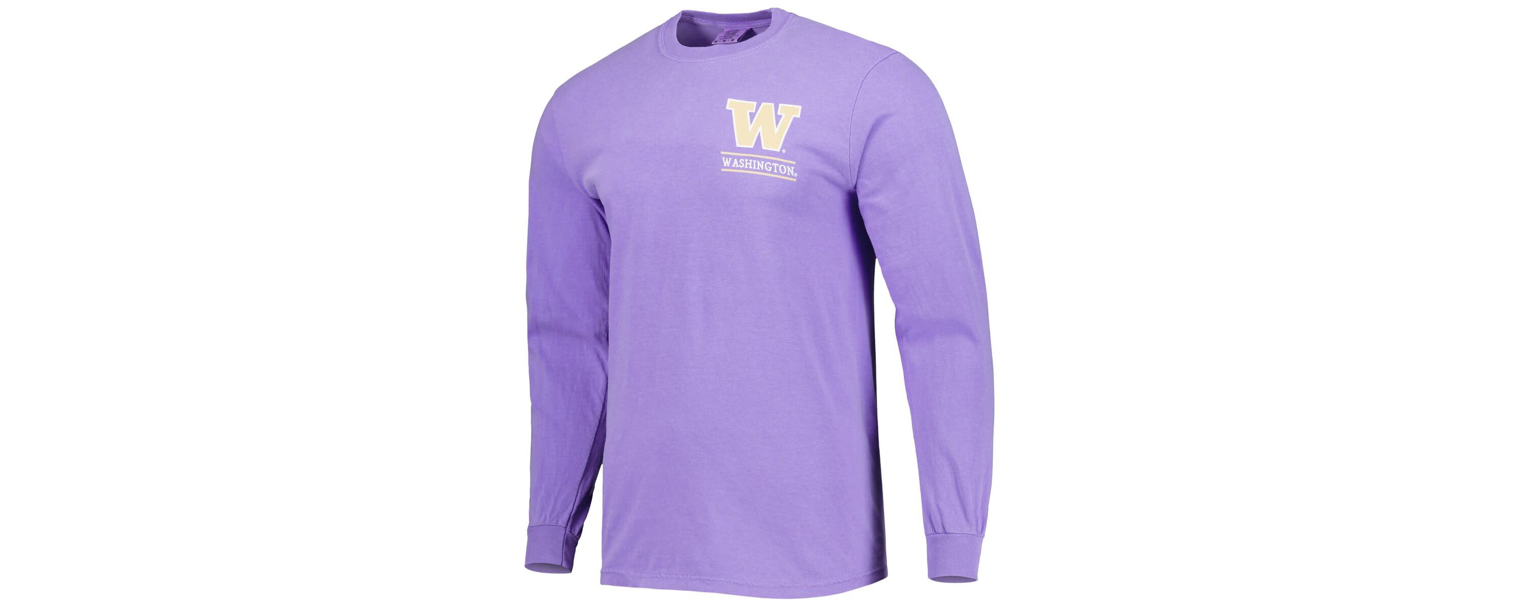 NCAA Washington Huskies Circle Campus Scene Long Sleeve T-Shirt