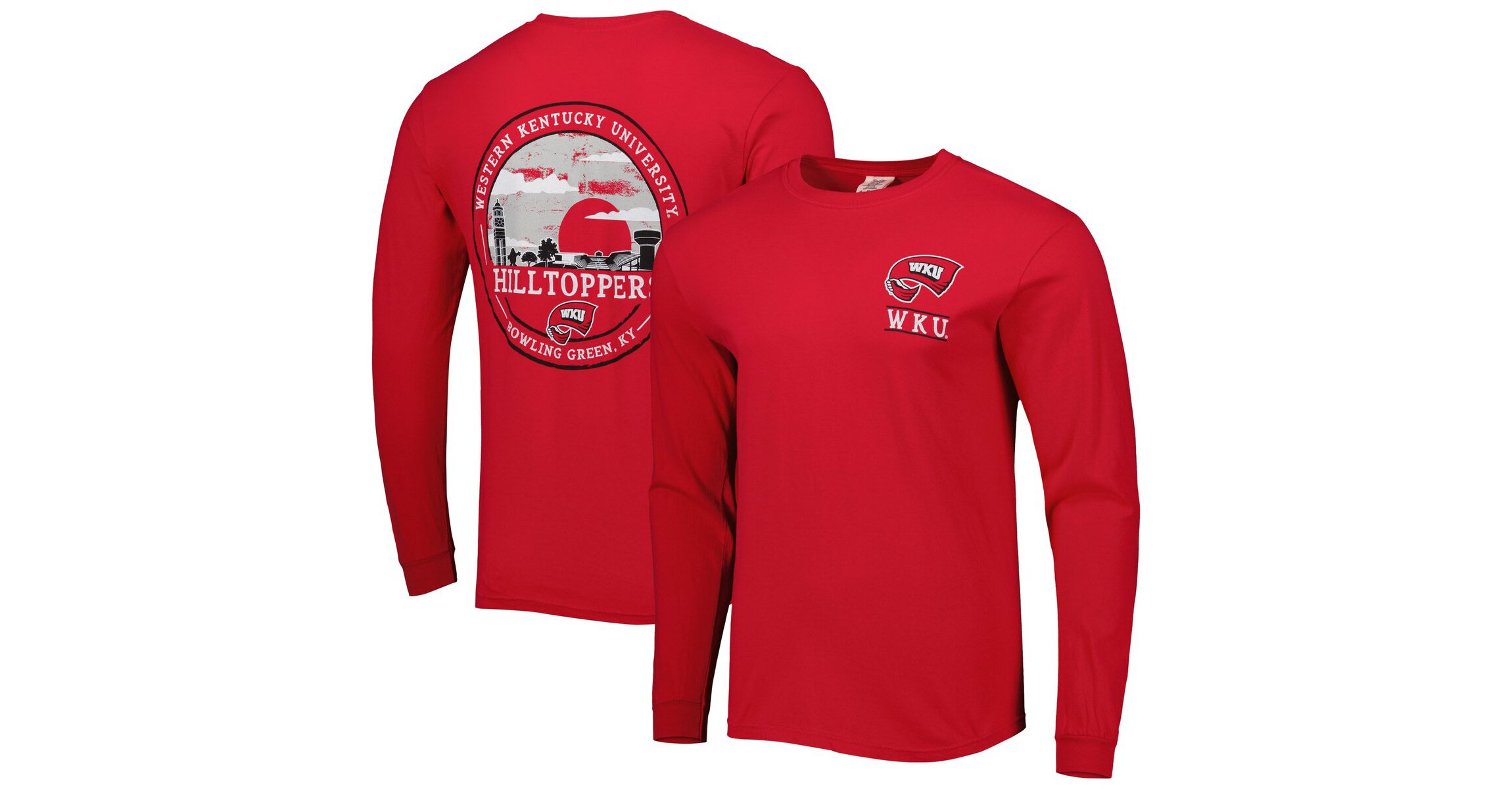 NCAA Western Kentucky Hilltoppers Circle Campus Scene Long Sleeve T-Shirt