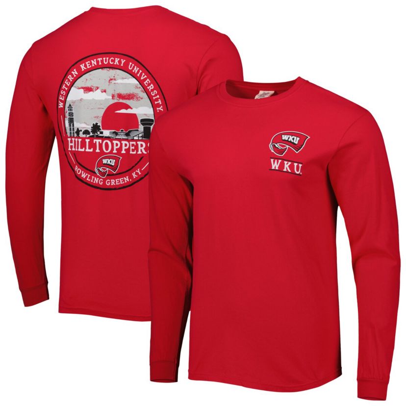 NCAA Western Kentucky Hilltoppers Circle Campus Scene Long Sleeve T-Shirt