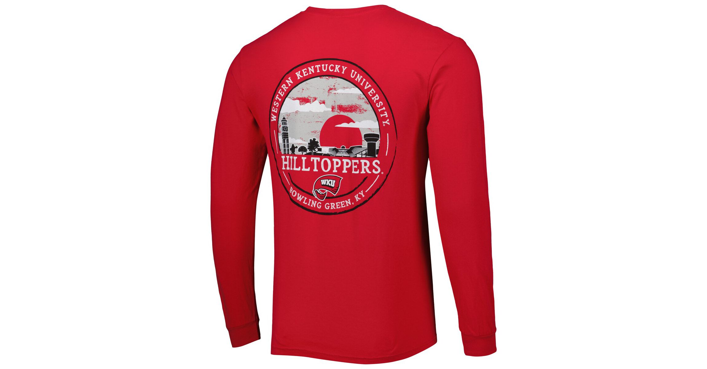 NCAA Western Kentucky Hilltoppers Circle Campus Scene Long Sleeve T-Shirt